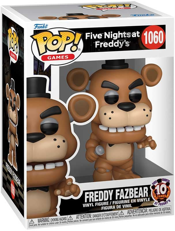 Freddy - FNAF 10 Years Funko POP - FNAF Funko POP 1060