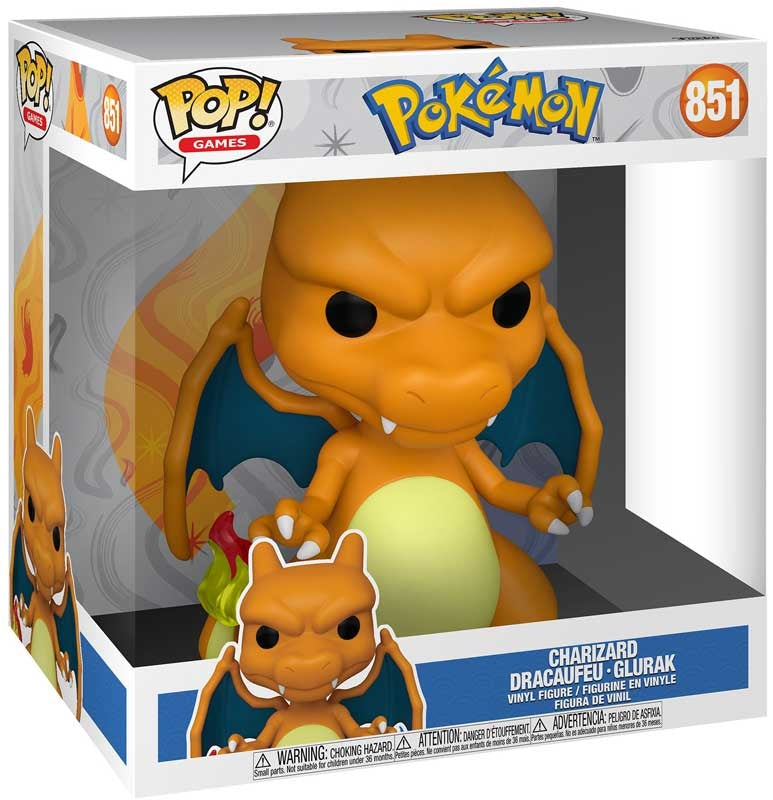 Charizard Funko POP Jumbo - Pokemon Funko POP 851