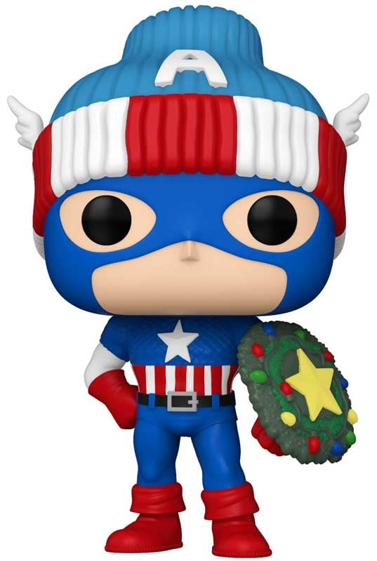 Christmas Captain America Funko POP - Marvel Funko POP 1438
