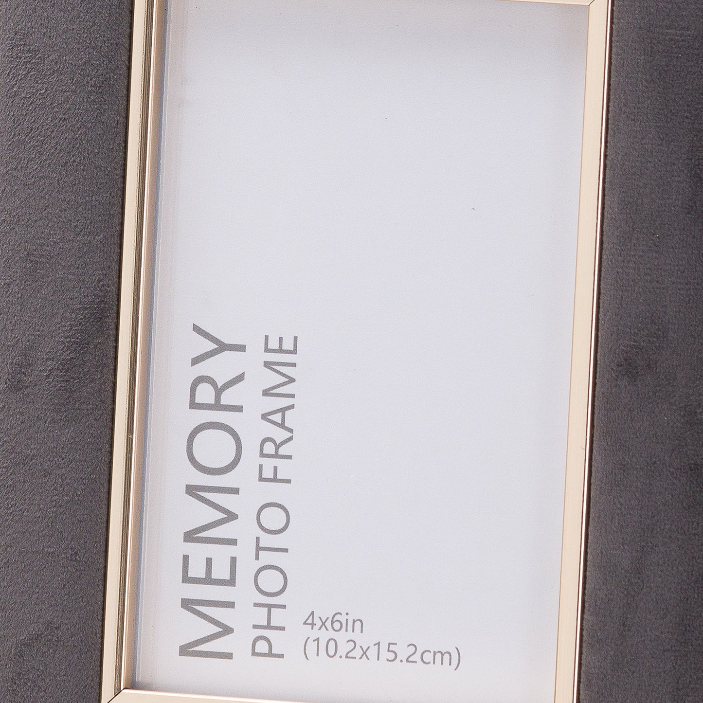 Grey Velvet Photo Frame 4x6