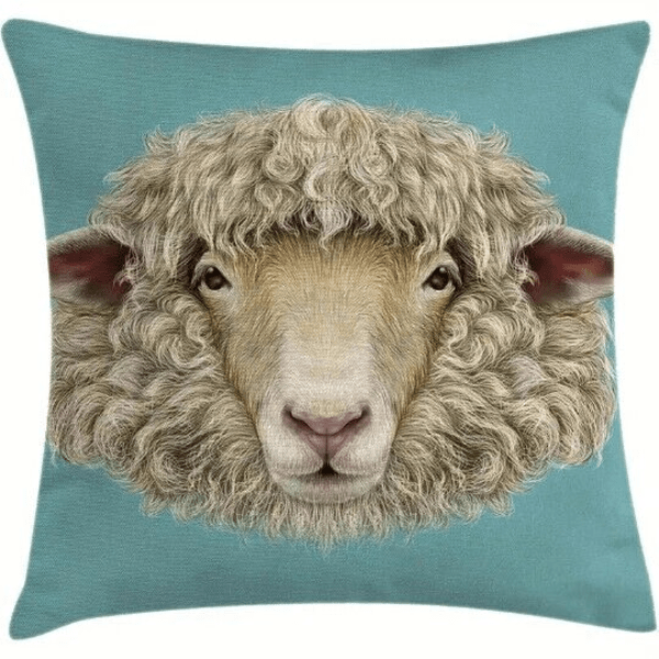 Sheep Cushion Cover 18"