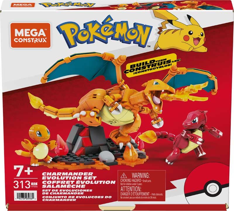 Pokemon Charizard Evolution Set MEGA