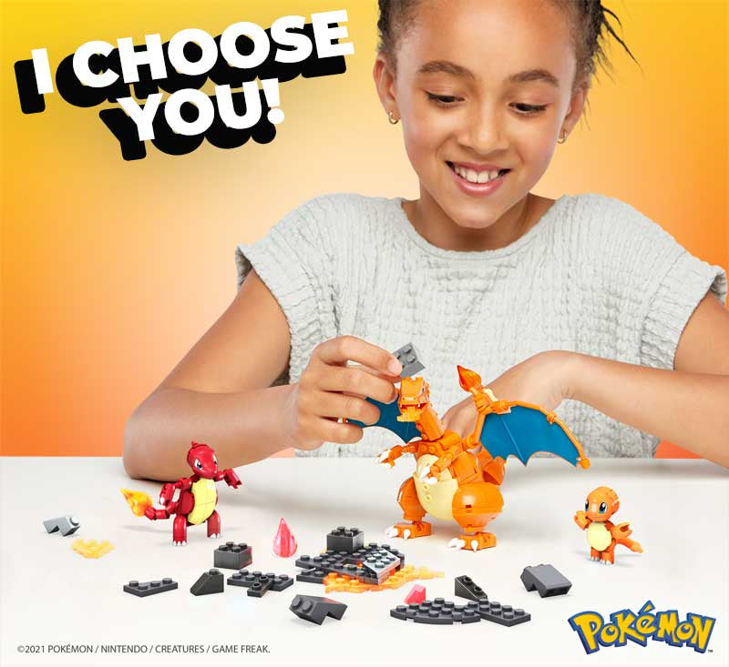 Pokemon Charizard Evolution Set MEGA