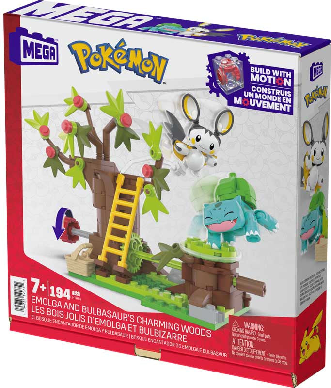 Pokemon Emolga & Bulbasaur Charming Woods MEGA