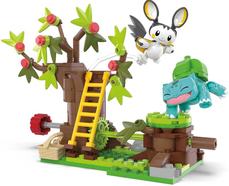 Pokemon Emolga & Bulbasaur Charming Woods MEGA