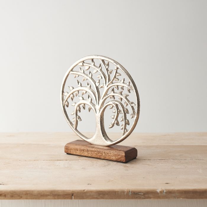 Metal Tree Of Life Ornament 20x22cm