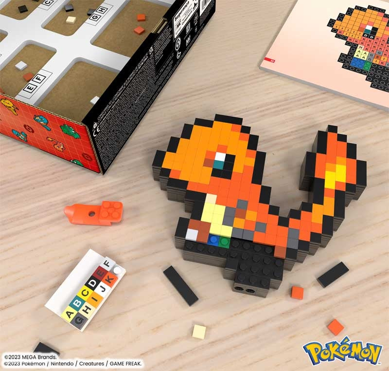 Pokemon Charmander Pixel Art MEGA