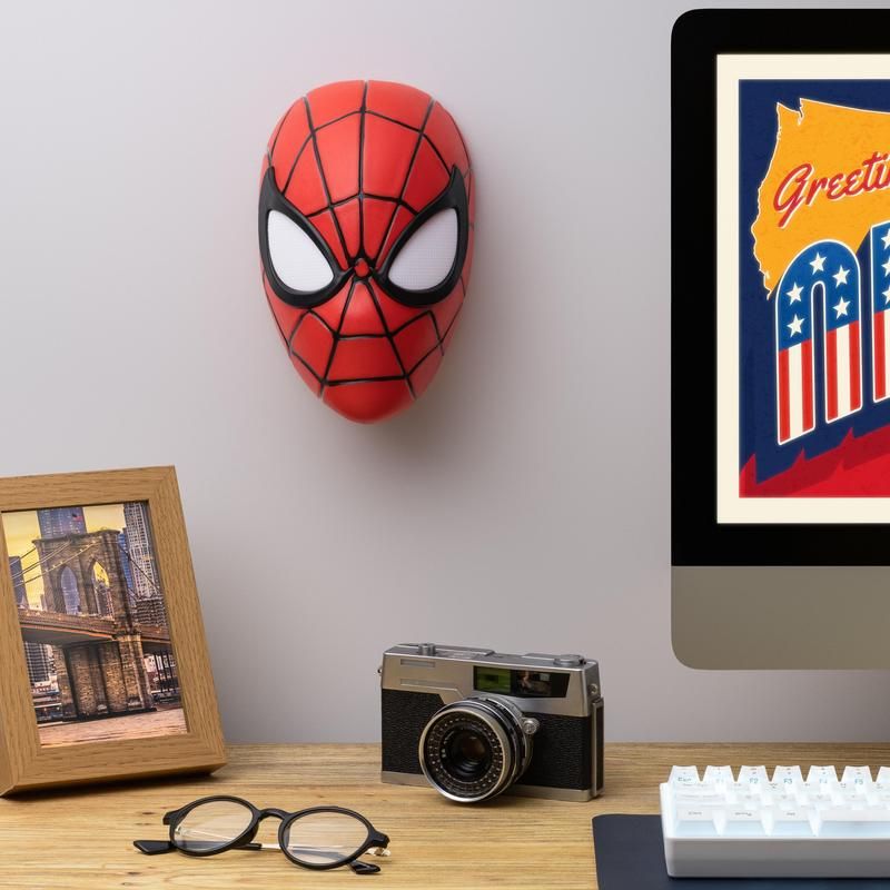 SpiderMan Mask Light/Nightlight - 22cm