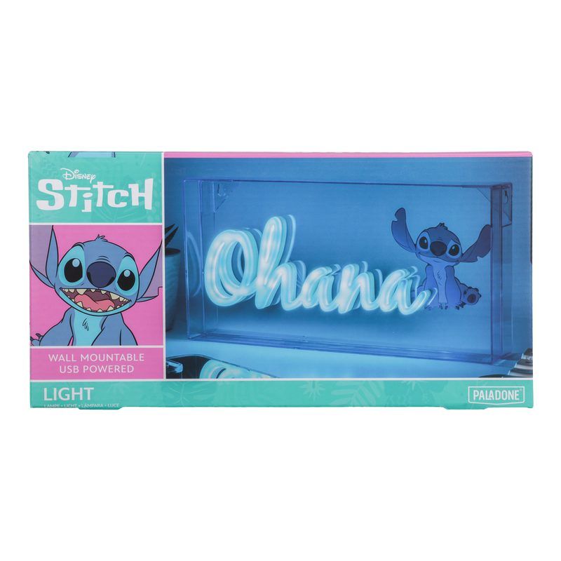 Stitch Ohana LED Neon Light/Nightlight - 30cm