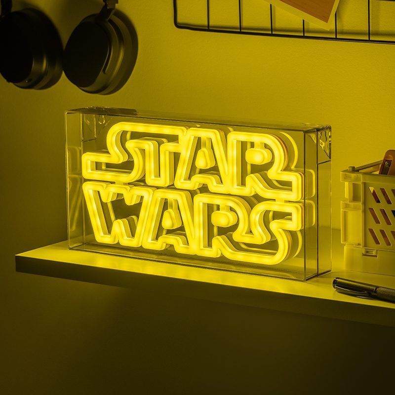 Star Wars Neon Light Up Logo - 30cm