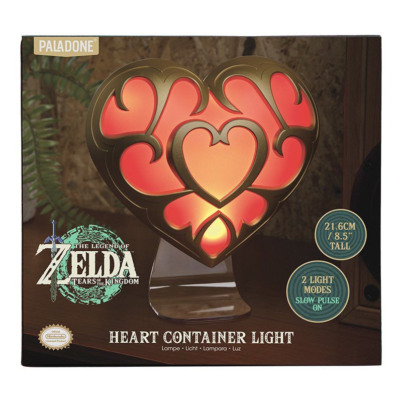 The Legend Of Zelda Heart Container Light/Nightlight - 21.6cm