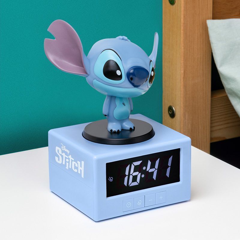 Stitch Digital Alarm Clock - 16.5cm