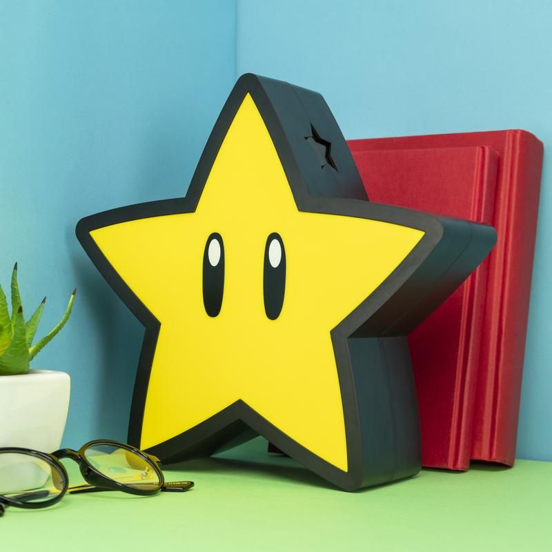 Super Mario Super Star Light/Nightlight - 24.5cm