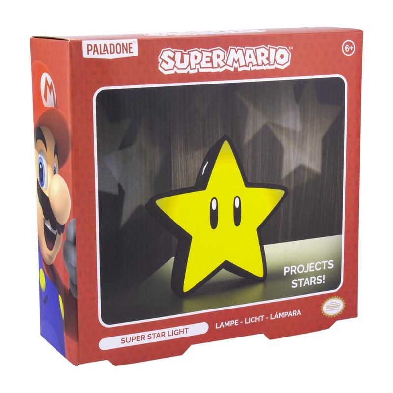Super Mario Super Star Light/Nightlight - 24.5cm