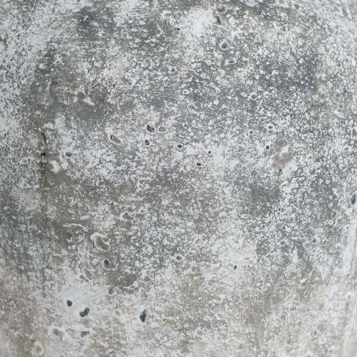 Rustic Distressed Stone Ceramic Vase - 30cm