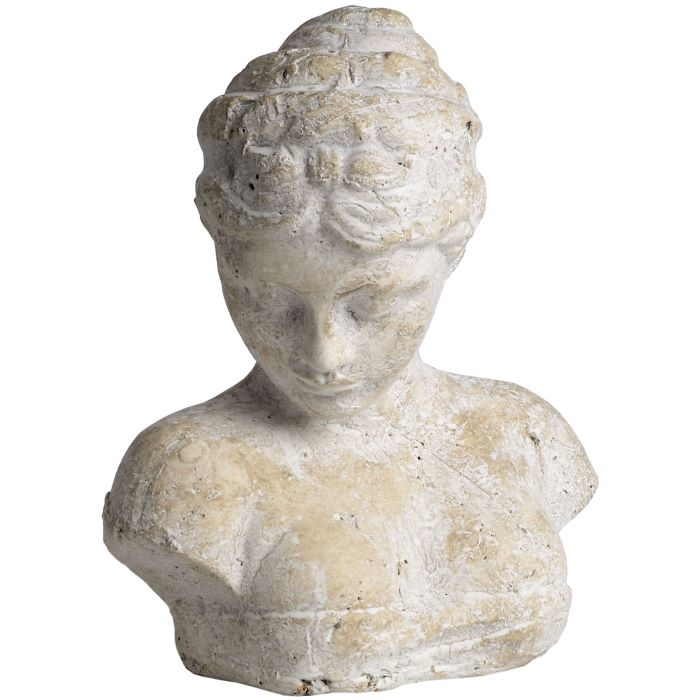 Stone Lady Head Bust Ornament 29cm