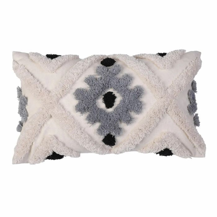 Tufted Aztec Cushion, Cotton - 30x50cm