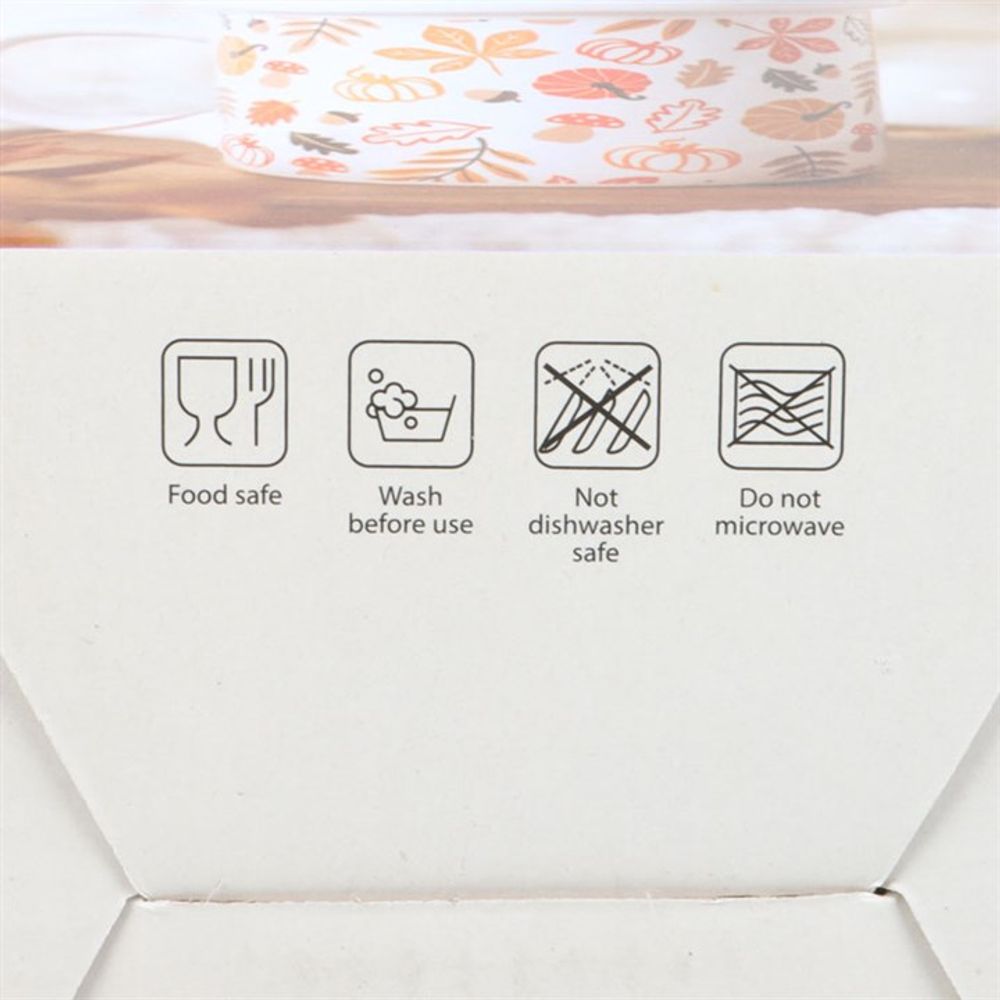 Autumn Leaves and Pumpkins Mug - 480ml