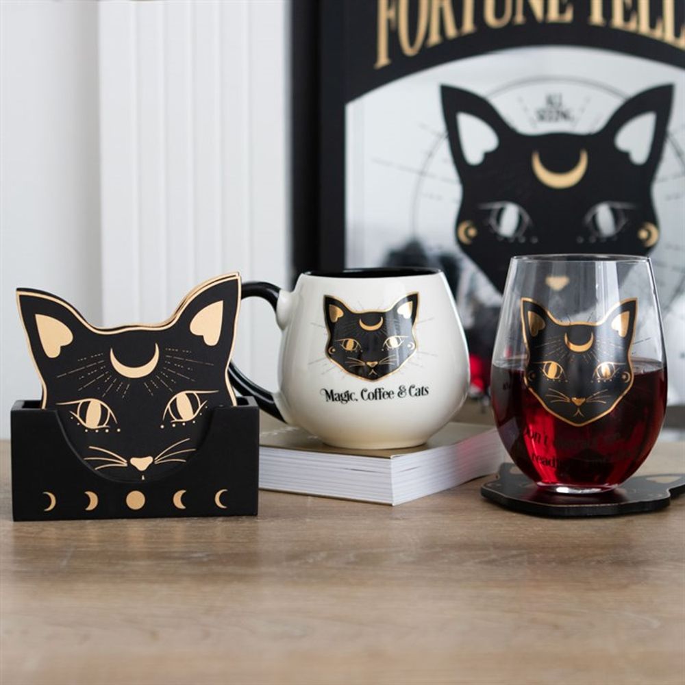 Magic, Coffee & Cats Bulbus Mug - 500ML