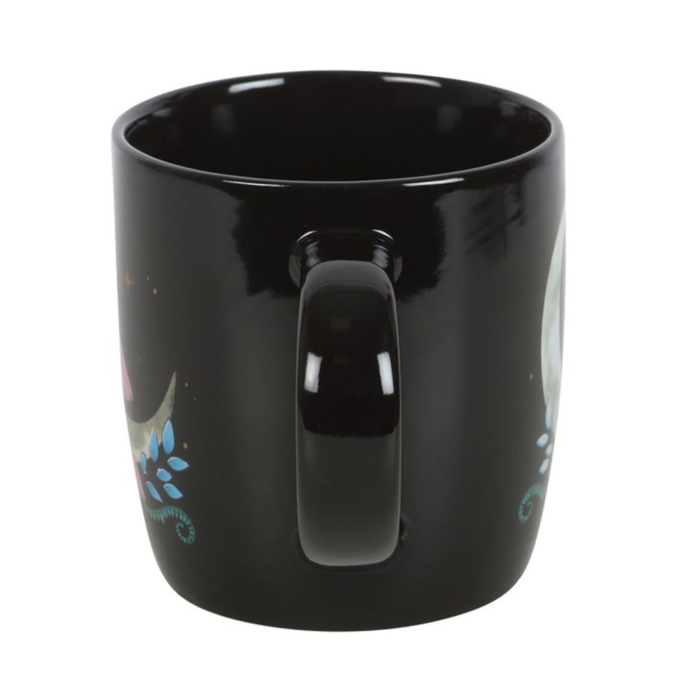 Black Mystical Moon Ceramic Mug - 340ML