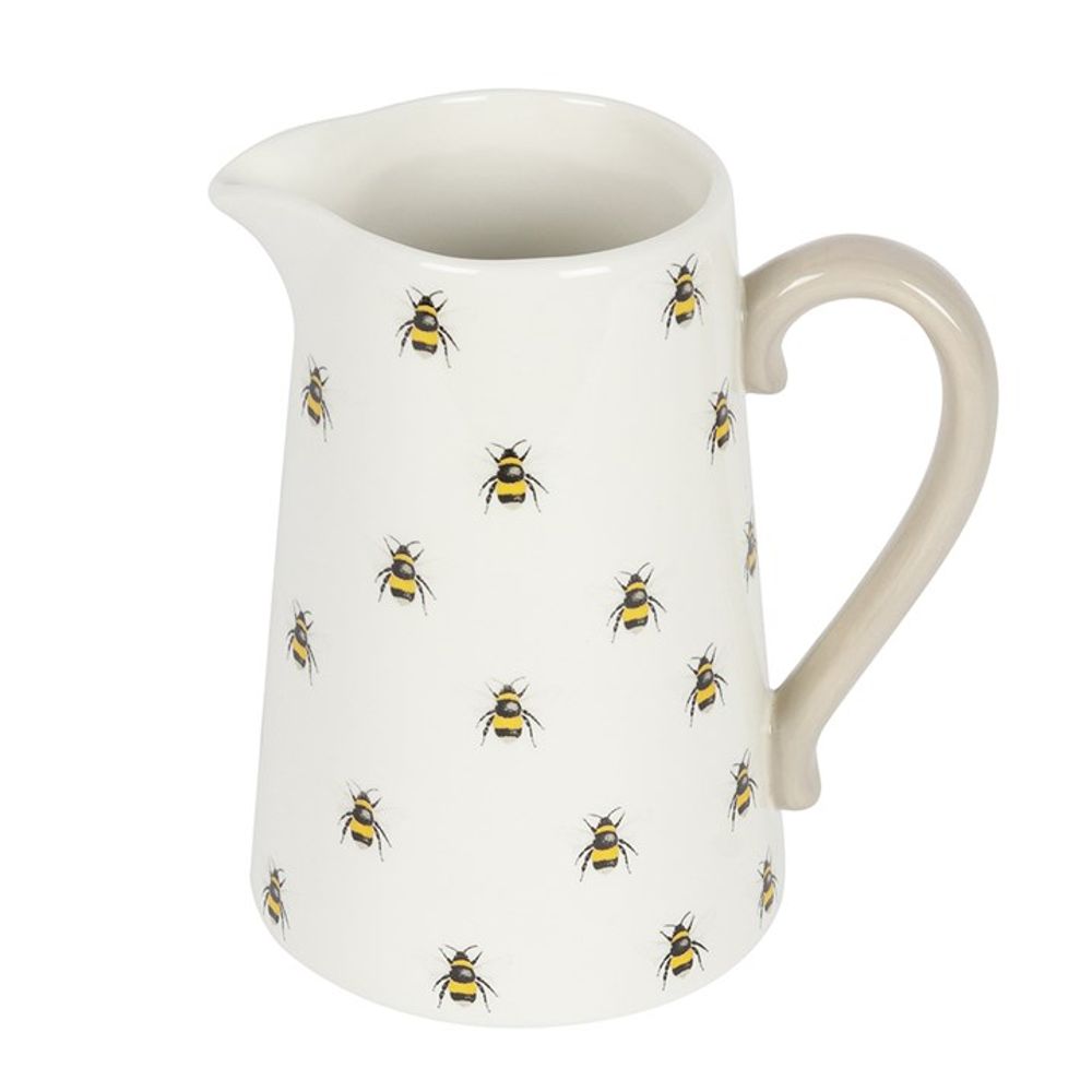 Bee Ceramic Flower Jug - 18cm