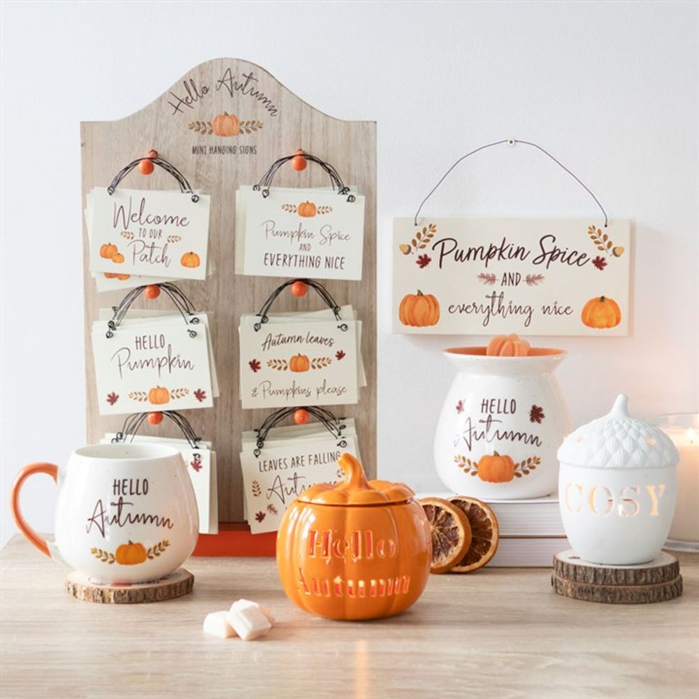 Pumpkin Spice Hanging Sign - 20cm