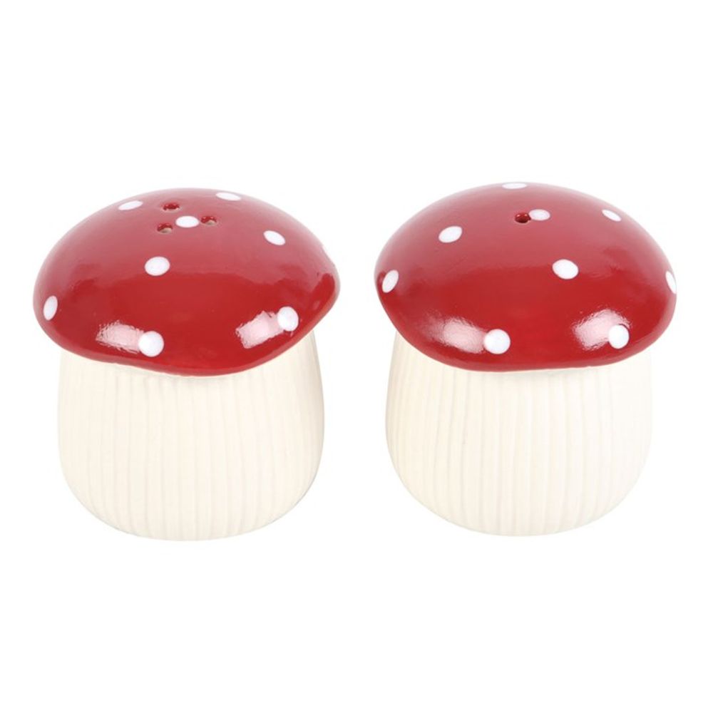 Ceramic Mushroom Salt and Pepper Shakers
