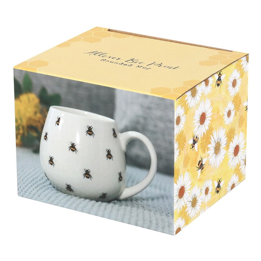 Bee Print Bulbus Mug - 14cm