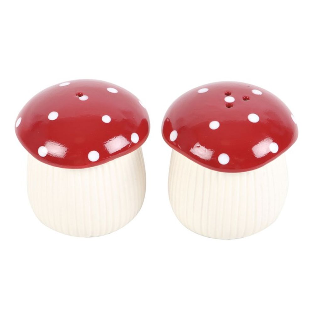 Ceramic Mushroom Salt and Pepper Shakers