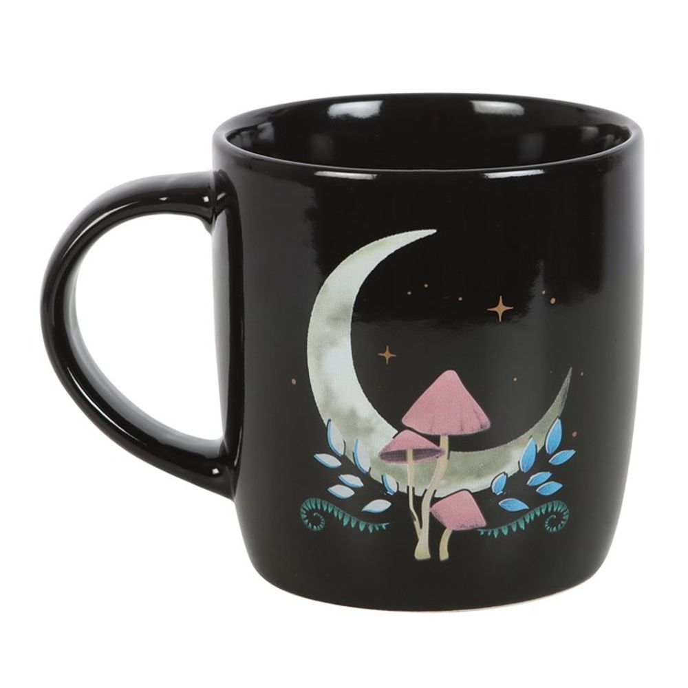 Black Mystical Moon Ceramic Mug - 340ML