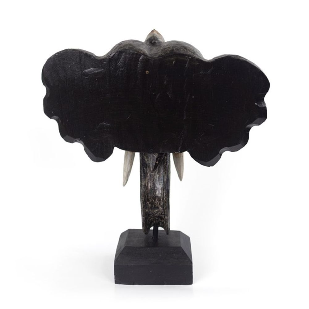 Albasia Wood Elephant Ornament - 35cm