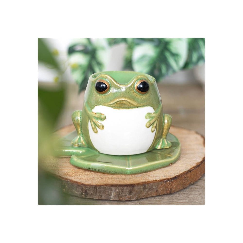 Frog Oil Burner on Lily Pad