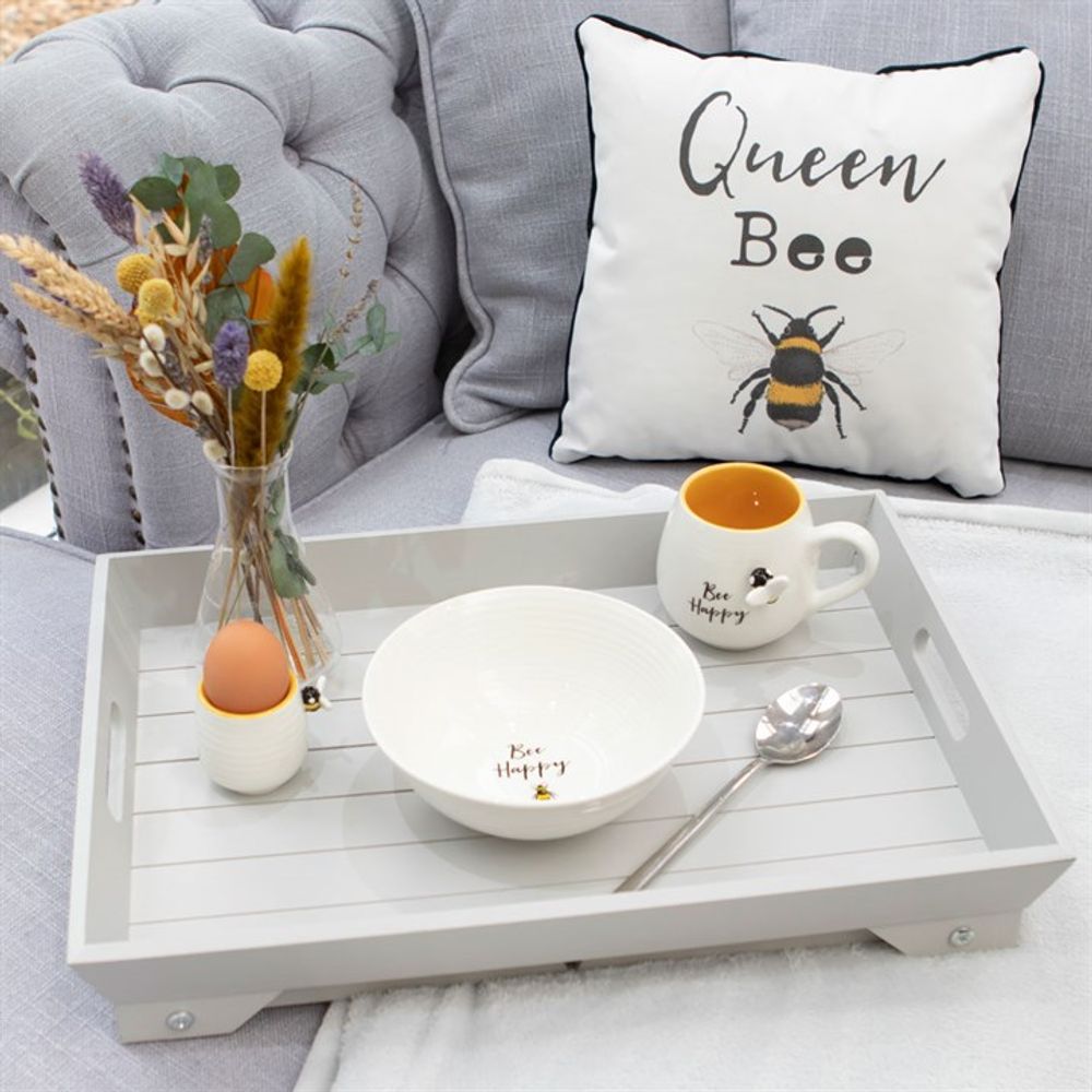 3D Bee Happy Bulbus Mug - 12cm