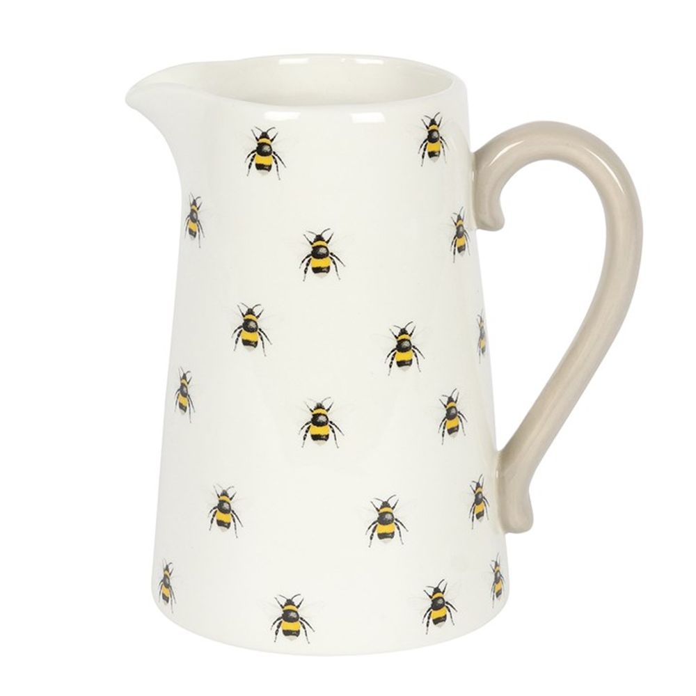 Bee Ceramic Flower Jug - 18cm