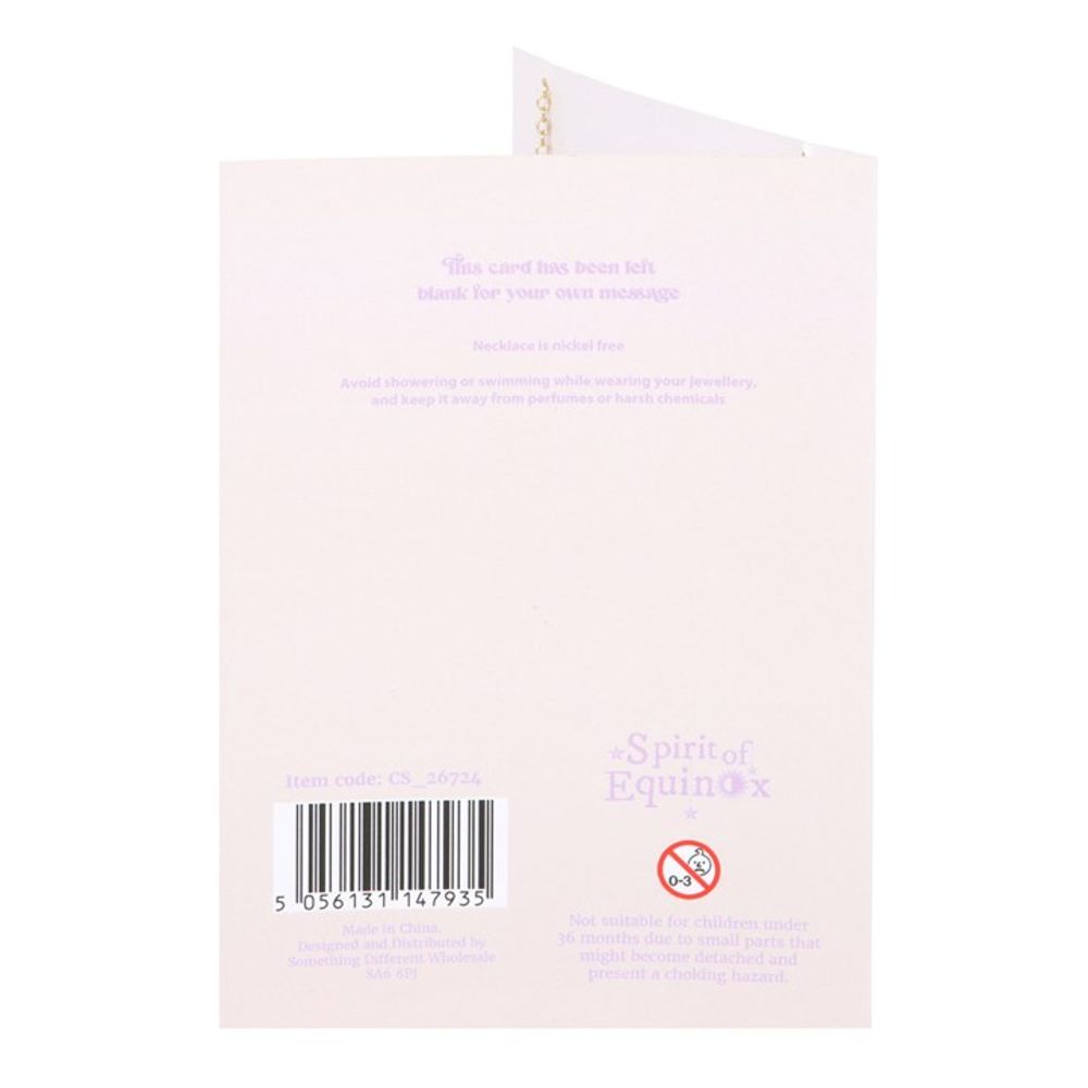 Moon Celestial Amethyst Necklace Card