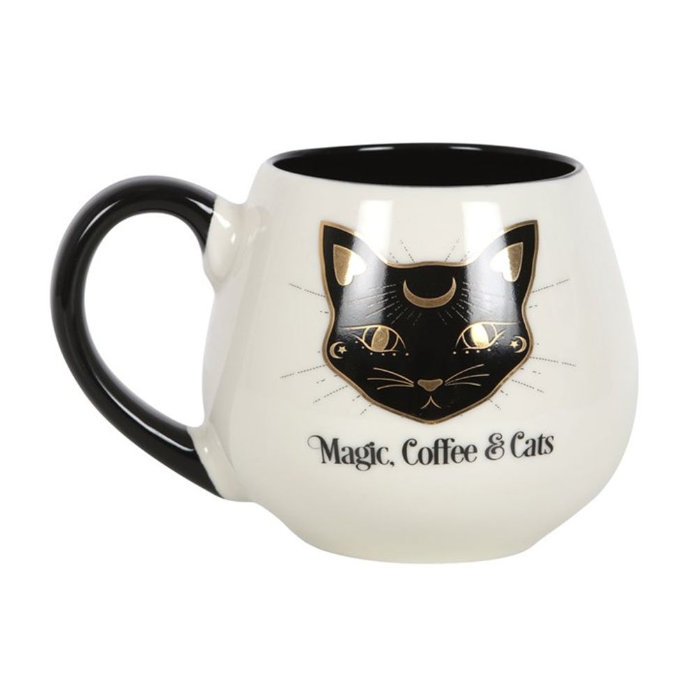 Magic, Coffee & Cats Bulbus Mug - 500ML