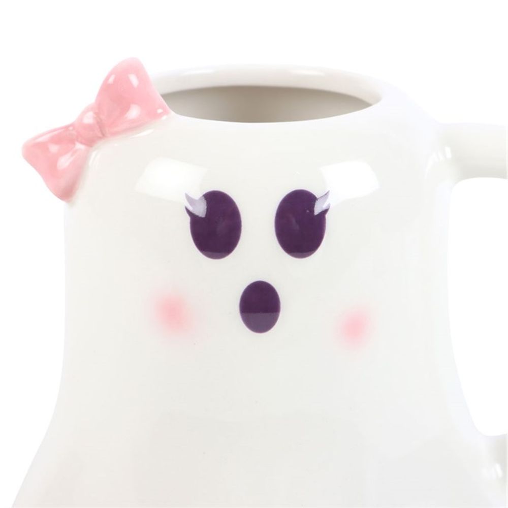 Miss Boo Ghost Shaped Mug with Bow - 440ML