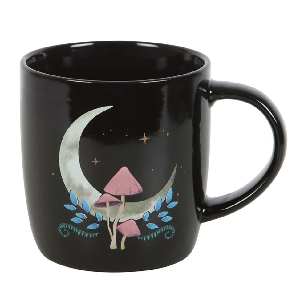Black Mystical Moon Ceramic Mug - 340ML
