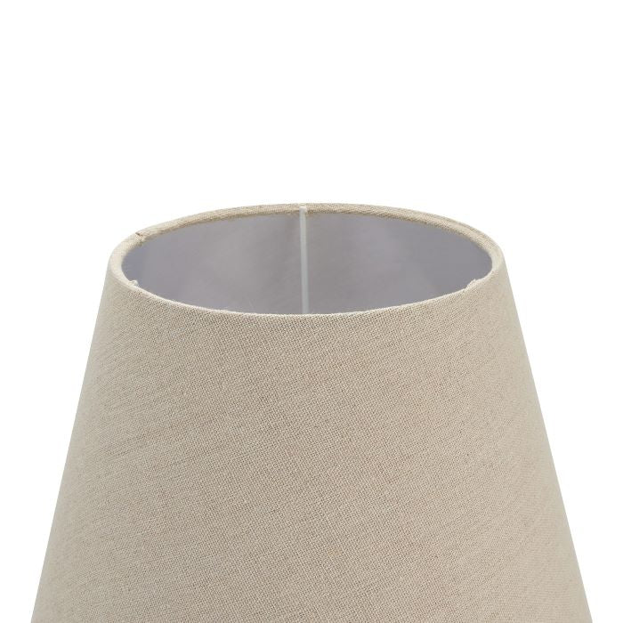 Hand-Made Wooden Column Table Lamp - 50cm
