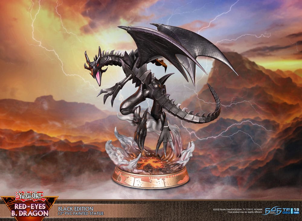 Yu-Gi-Oh! PVC Statue Red-Eyes B. Dragon Black Colour - 33 cm