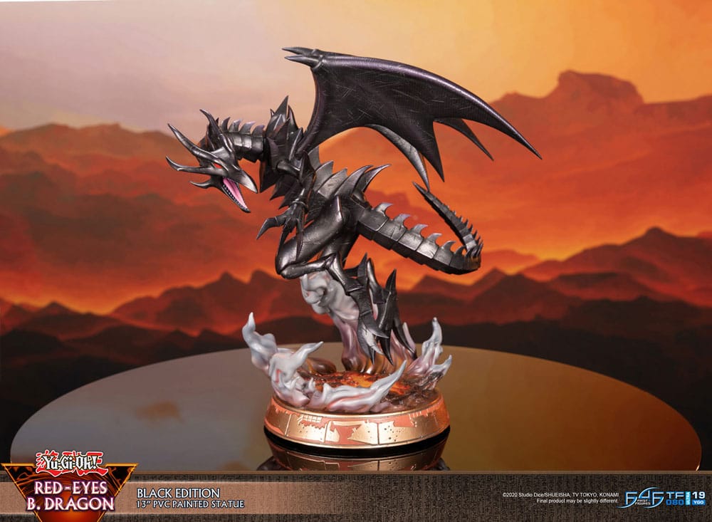 Yu-Gi-Oh! PVC Statue Red-Eyes B. Dragon Black Colour - 33 cm
