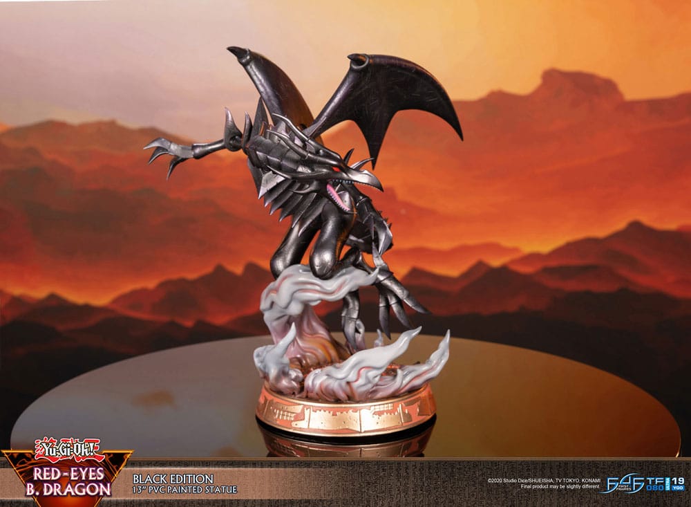 Yu-Gi-Oh! PVC Statue Red-Eyes B. Dragon Black Colour - 33 cm