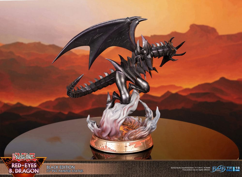 Yu-Gi-Oh! PVC Statue Red-Eyes B. Dragon Black Colour - 33 cm