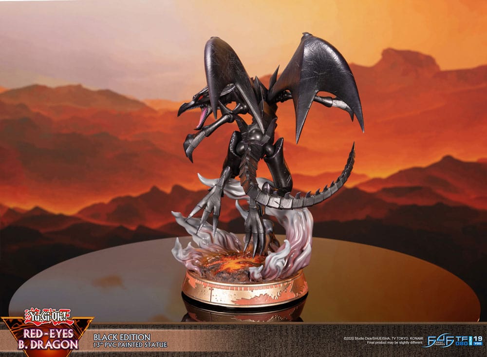 Yu-Gi-Oh! PVC Statue Red-Eyes B. Dragon Black Colour - 33 cm