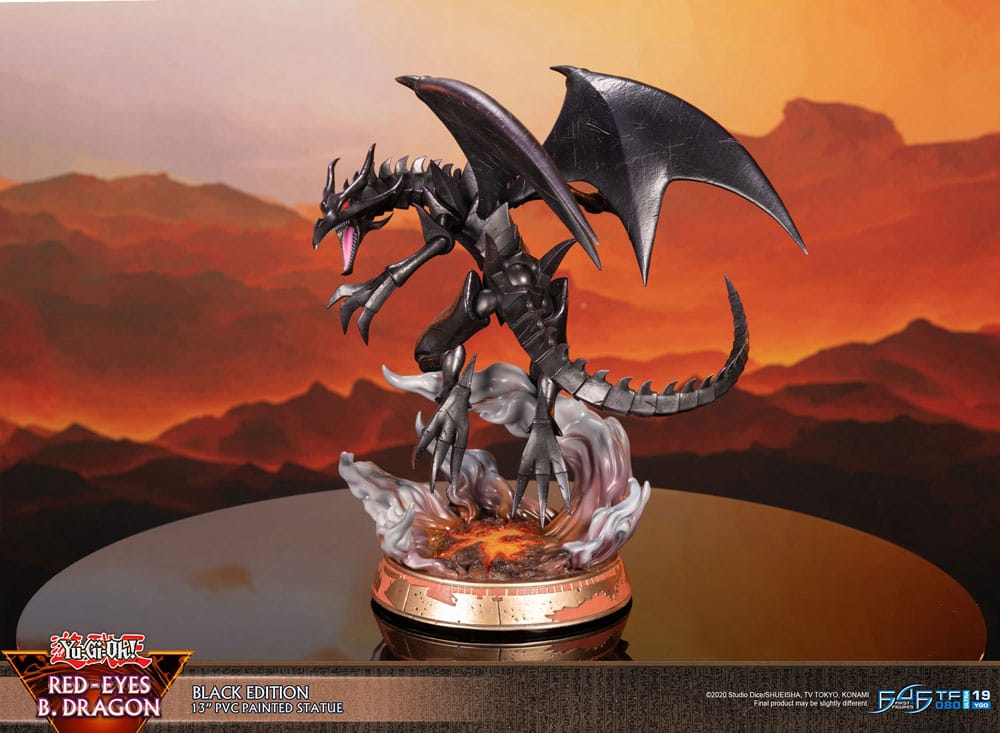 Yu-Gi-Oh! PVC Statue Red-Eyes B. Dragon Black Colour - 33 cm