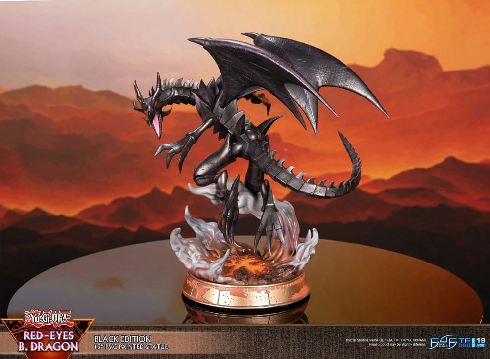 Yu-Gi-Oh! PVC Statue Red-Eyes B. Dragon Black Colour - 33 cm