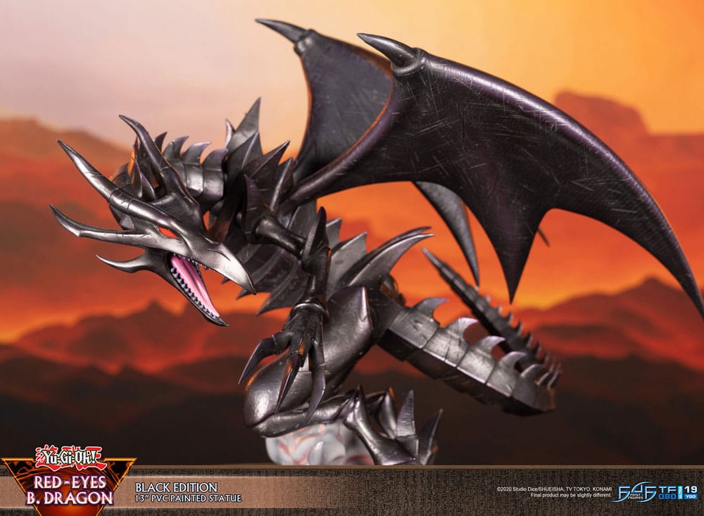 Yu-Gi-Oh! PVC Statue Red-Eyes B. Dragon Black Colour - 33 cm