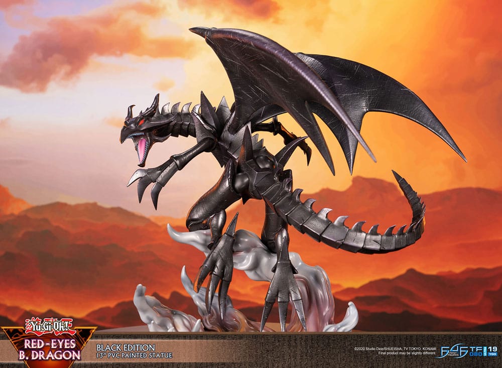 Yu-Gi-Oh! PVC Statue Red-Eyes B. Dragon Black Colour - 33 cm