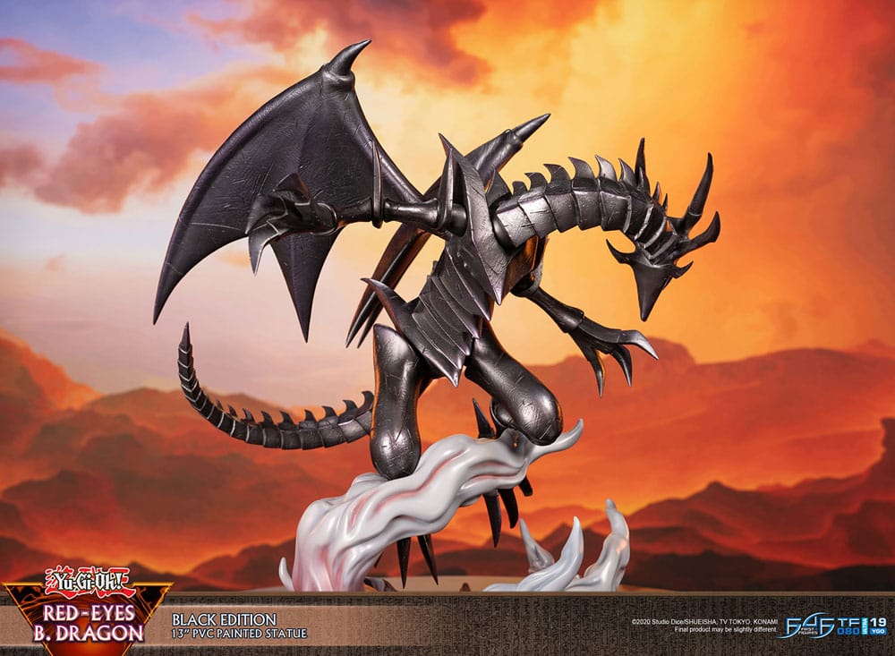 Yu-Gi-Oh! PVC Statue Red-Eyes B. Dragon Black Colour - 33 cm