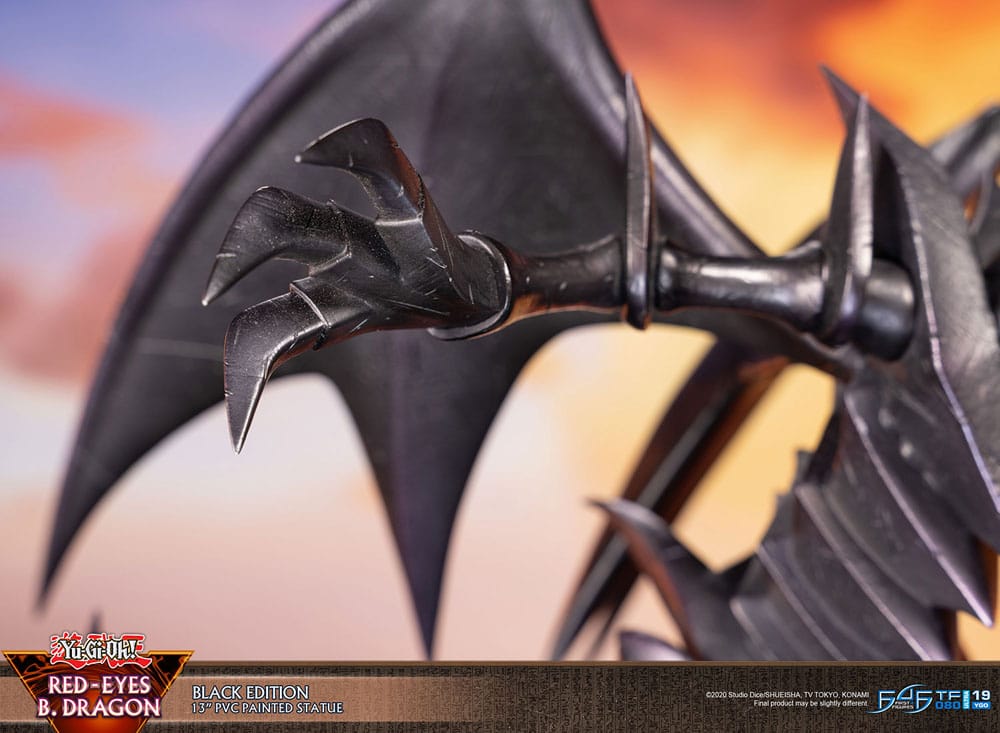 Yu-Gi-Oh! PVC Statue Red-Eyes B. Dragon Black Colour - 33 cm